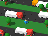 Traversée urbaine jeu amusant, tout âge, en ligne